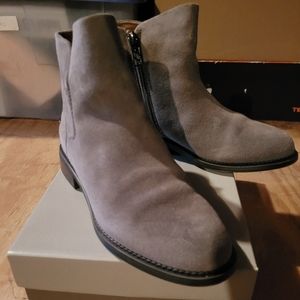 Franco Sarto suede ankle booties